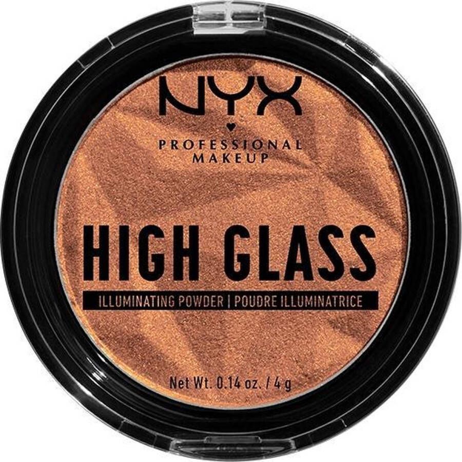 NYX Professional Makeup NYX PMU High Glass Illuminating Powder Golden Hour HGIP03 Highlighter 4 gr