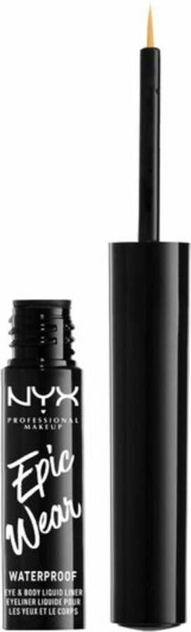 NYX Professional Makeup Nyx Professionnal Makeup Epic Wear Liner Semi Permanent Liquid Liner Yellow Waterdichte vloeibare eyeliner Geel