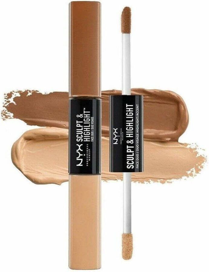 NYX Professional Makeup NYX Sculpt & Highlight Face Duo 02 Almond Light