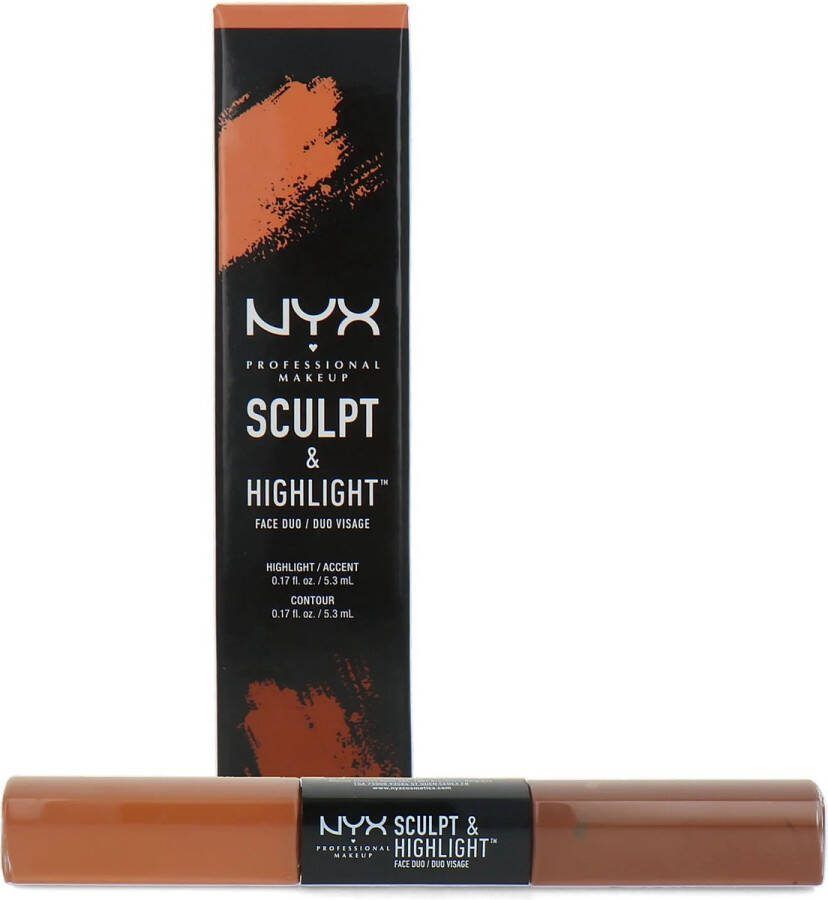 NYX Professional Makeup NYX Sculpt & Highlight Face Duo SHFD05 Chestnut-Sand
