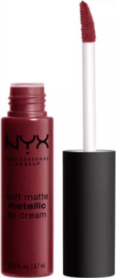 NYX Professional Makeup NYX Soft Matte Metallic Lip Cream Budapest