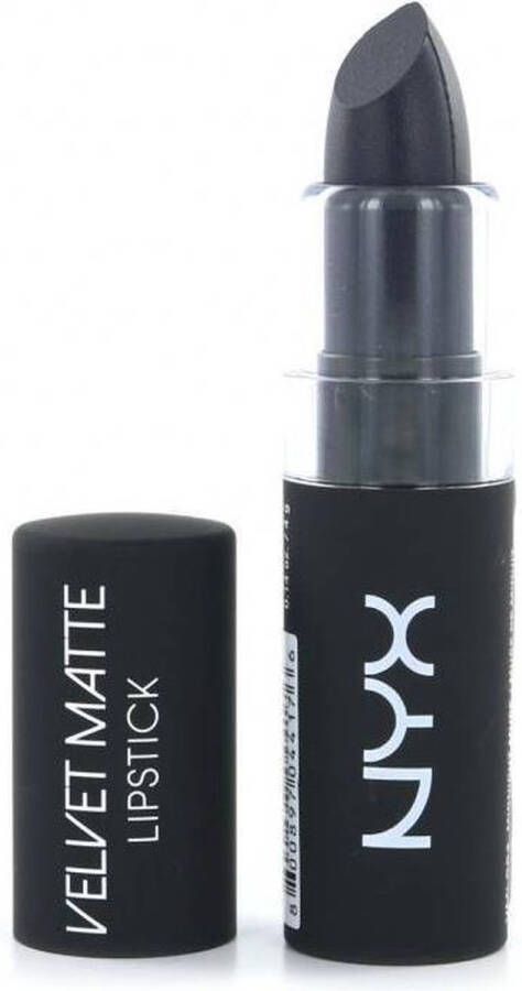 NYX Professional Makeup NYX Velvet Matte Lipstick 04 Midnight Muse donkerblauwe kleur