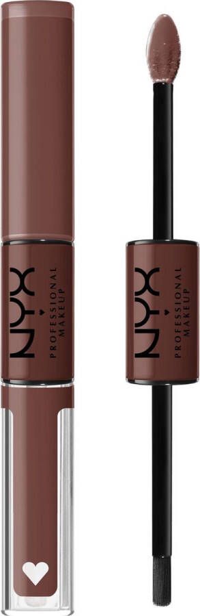 NYX Professional Makeup Shine Loud High Shine Lip Color Boundary Pusher Glanzende Vloeibare Lippenstift Bruin