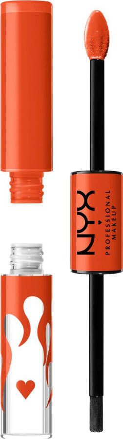 NYX Professional Makeup Shine Loud High Pigment Lip Shine Lipgloss Hot Sauce Limited Edition Shiny Orange Lipstick- Habanero Hottie