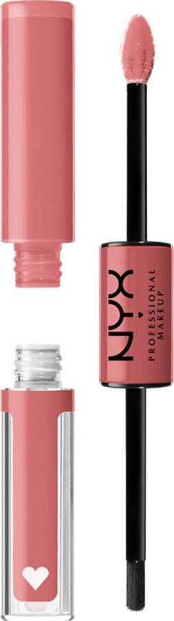 NYX Professional Makeup Shine Loud High Shine Lip Color Cash Flow Glanzende Vloeibare Lippenstift Roze