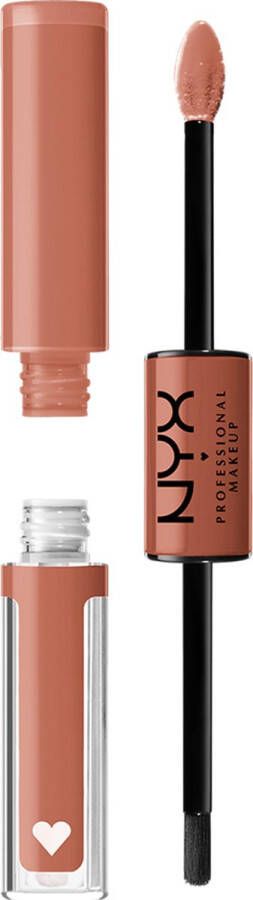 NYX Professional Makeup Shine Loud High Shine Lip Color Goal Crusher Glanzende Vloeibare Lippenstift Nude