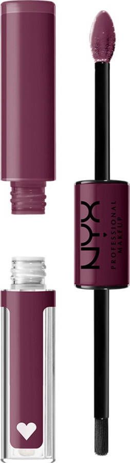 NYX Professional Makeup Shine Loud High Shine Lip Color Make It Work Glanzende Vloeibare Lippenstift Paars