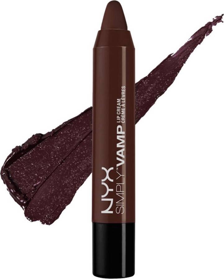 NYX Professional Makeup Simply Vamp Lip Cream Enamored SV01 Lippenstift Rood 3 g