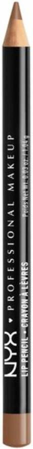 NYX Professional Makeup Slim Lip Pencil Nude Beige Fijn lippotlood Nude Beige