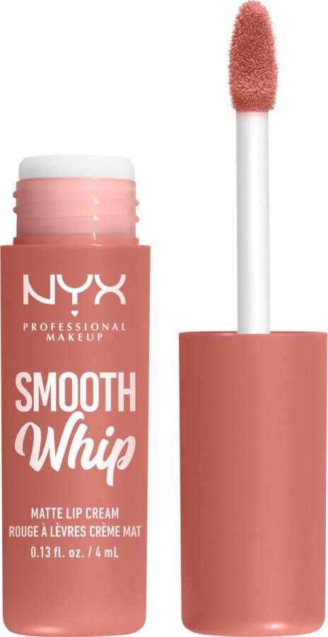 NYX Professional Makeup Smooth Whip Matte Lip Cream Cheeks Vloeibare lippenstift 4ML
