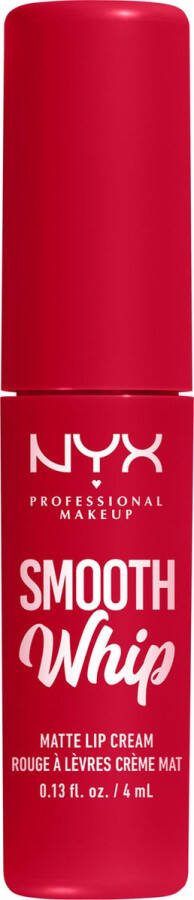 NYX Professional Makeup Smooth Whip Matte Lip Cream Cherry Cream Vloeibare lippenstift 4ML
