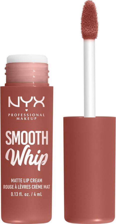NYX Professional Makeup Smooth Whip Matte Lip Cream Teddy Fluff Vloeibare lippenstift 4ML