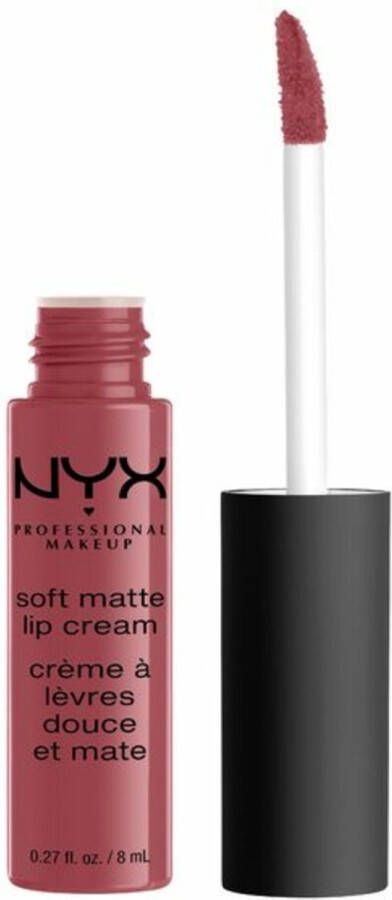 NYX Professional Makeup Soft Matte Lip Cream Budapest Matte lippenstift lippenbalsemtextuur Bruin