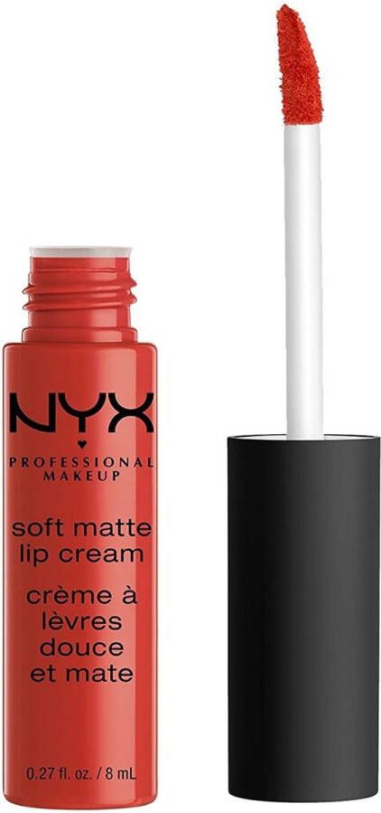 NYX Professional Makeup Soft Matte Lip Cream Morocco SMLC22 Lippenstift Rood 8 ml