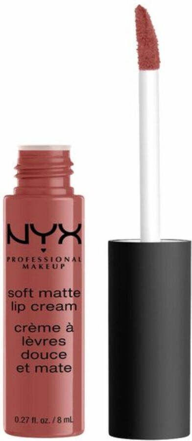 NYX Professional Makeup Soft Matte Lip Cream Rome Matte lippenstift lippenbalsemtextuur Bruin
