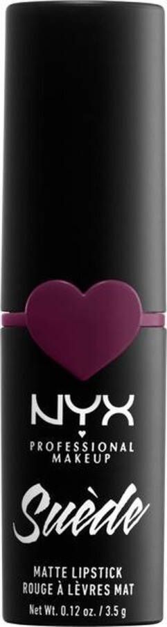 NYX Professional Makeup Suede Matte Lipstick Girl Bye Mat Lippotlood Paars