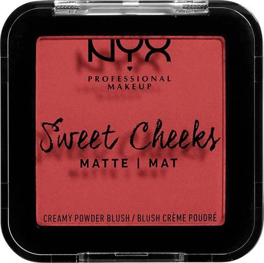 NYX Professional Makeup Sweet Cheeks Creamy Powder Blush Matte Citrine Rose SCCPBM04 Blush 5 gr