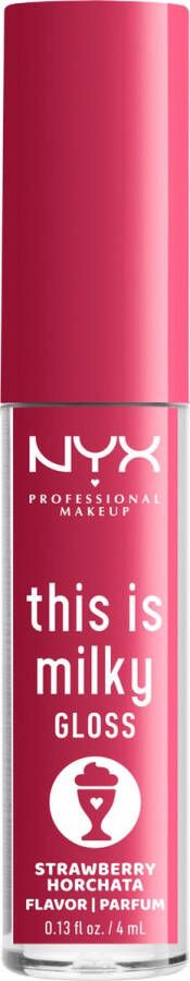 NYX Professional Makeup This Is Milky Gloss TIMG10 Strawberry Horchata Lipgloss 4 ml