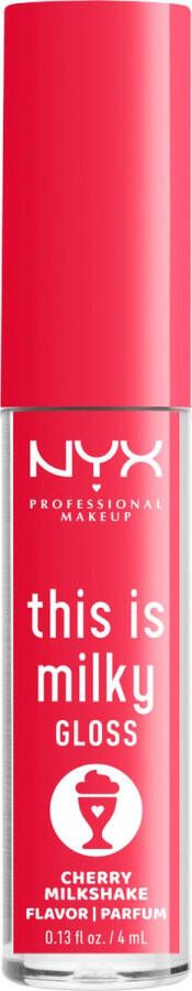 NYX Professional Makeup This Is Milky Gloss TIMG13 Cherry Milkshake Lipgloss 4 ml