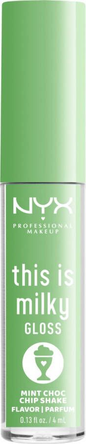 NYX Professional Makeup This Is Milky Gloss TIMG15 Mint Choc Chip Shake Lipgloss 4 ml