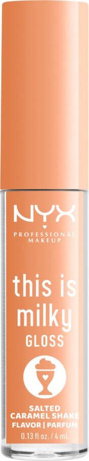 NYX Professional Makeup This Is Milky Gloss TIMG18 Salted Caramel Shake Lipgloss 4 ml