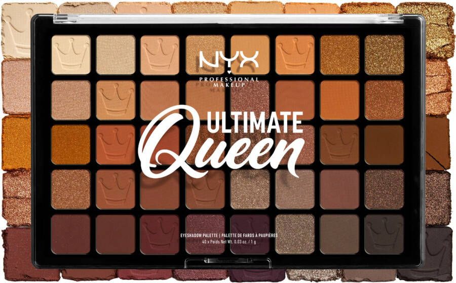 NYX Professional Makeup Ultimate Queen 40 Pan Shadow Palette UUSP03 Oogschaduw palette
