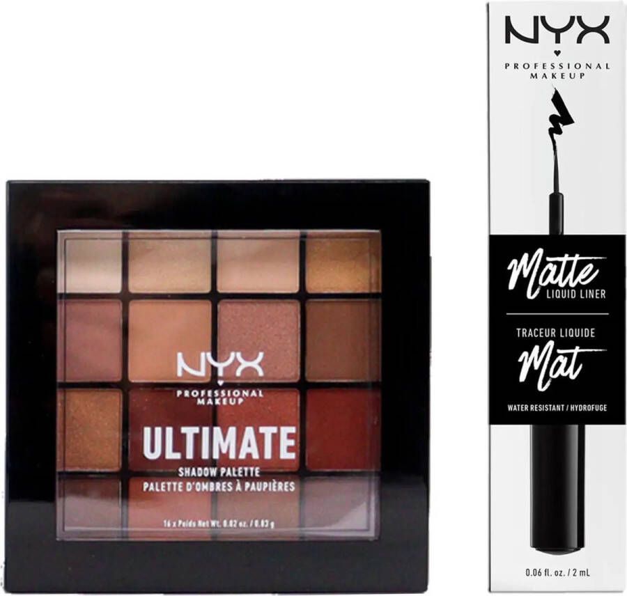 NYX Professional Makeup USP AND MATTE LIQUID LINER KIT 01