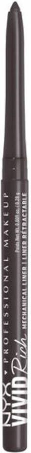 NYX Professional Makeup Vivid Rich Mechanical Pencil Mechanische eyeliner op edelstenen genspireerde kleuren met roomzachte pigmenten Truffle Diamond Bruin 4 8GR