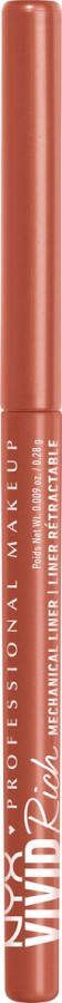 NYX Professional Makeup Vivid Rich Mechanical Pencil Mechanische eyeliner op edelstenen genspireerde kleuren met roomzachte pigmenten Tigers Prize Rood 4 8GR