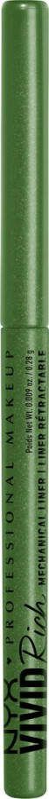 NYX Professional Makeup Vivid Rich Mechanical Pencil Mechanische eyeliner op edelstenen genspireerde kleuren met roomzachte pigmenten It's Giving Jade Groen 4 8GR
