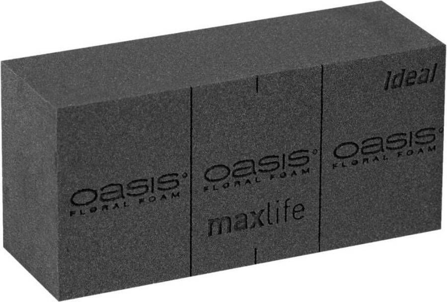 Oasis Steekschuim zwart Ideal black 20 blokken