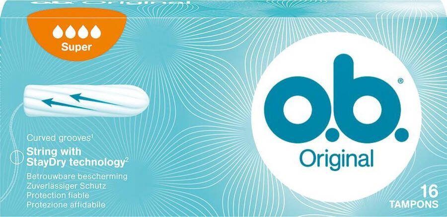 O.b. Original Super Tampons 16 stuks