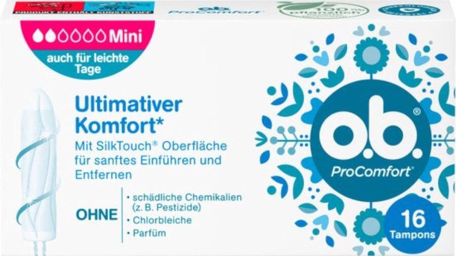 O.b. ProComfort Mini Tampons -16 stuks