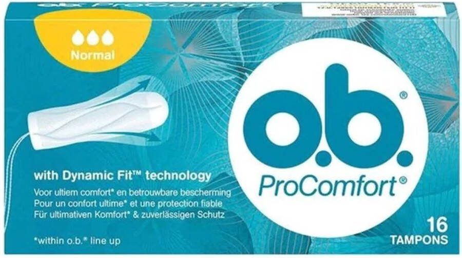 O.b. OB Tampons ProComfort Normal 16 stuks