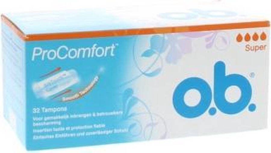 O.b. Ob procomfort super 32 st Tampons