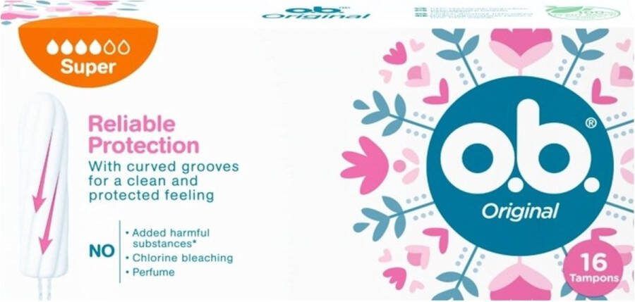 O.b. O.b. ProComfort Super Tampons 96 stuks