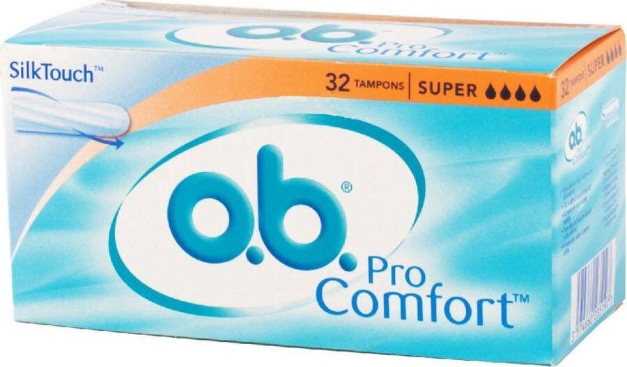 O.b. OB Tampons Pro-Comfort Super 32 stuks