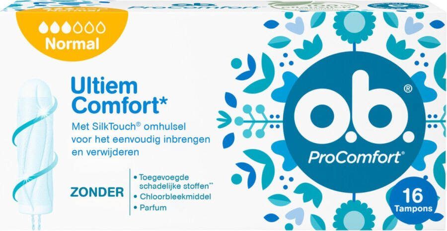 O.b. OB Tampons Procomfort Normaal 16 stuks