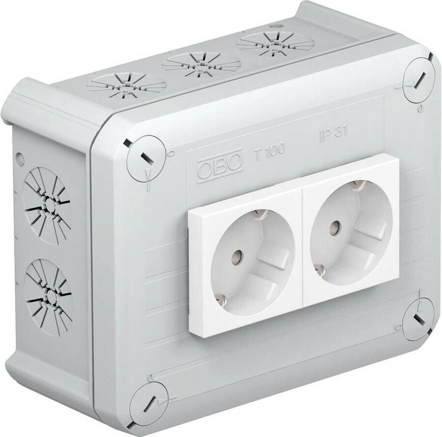 OBO T-Box Wand Plafond Kabeldoos 2007821 E2PVU