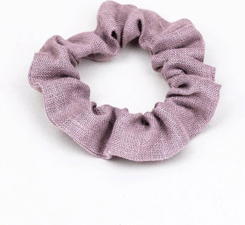 Obumi Linnen Scrunchie Woodrosé
