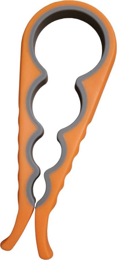 ODaani 4-in-1 Allesopener potopener flesopener ergonomisch reuma hulp universeel Oranje