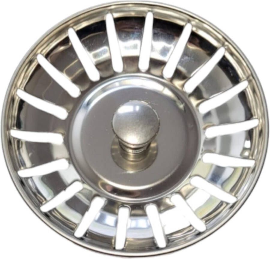 ODaani Gootsteen zeef 8 2 cm afvoerstop gootsteen stop korfplug RVS extra stevige kwaliteit