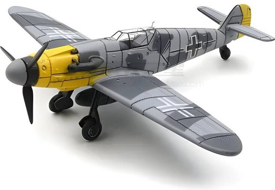 Odilo Modelbouwset Messerschmidt Bf109 1 49 WW2 -Vliegtuig Zonder Lijm of Verf