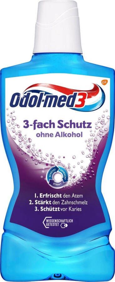 Odol Med3 Odol med 3 Mondspoeling 3-voudige bescherming 500 ml