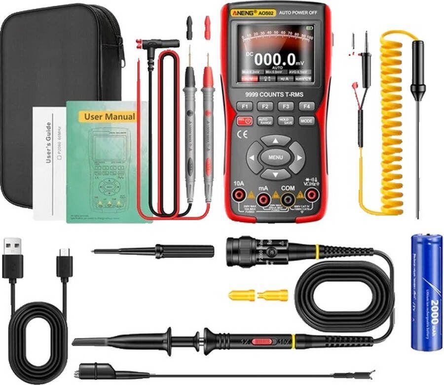 OEM Digitale Oscilloscoop Multimeter True RMS 48MS s Sampling Rate Standaard