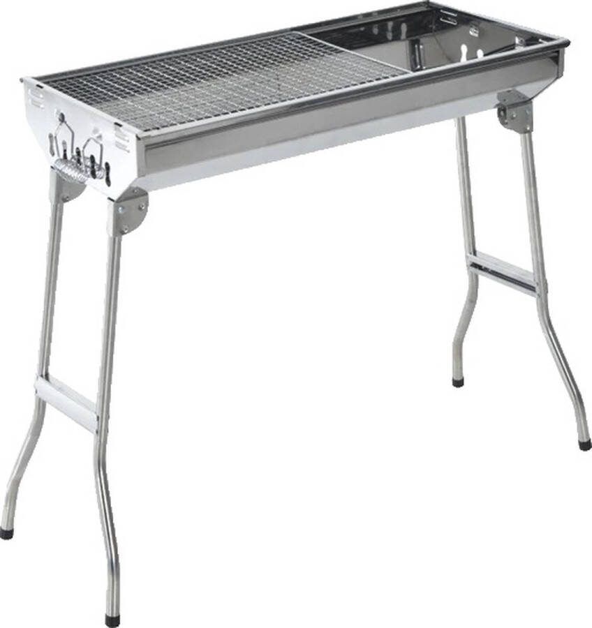OEM Houtskool Barbecue Grill Roestvrij Stalen Constructie Opvouwbaar Ontwerp 001
