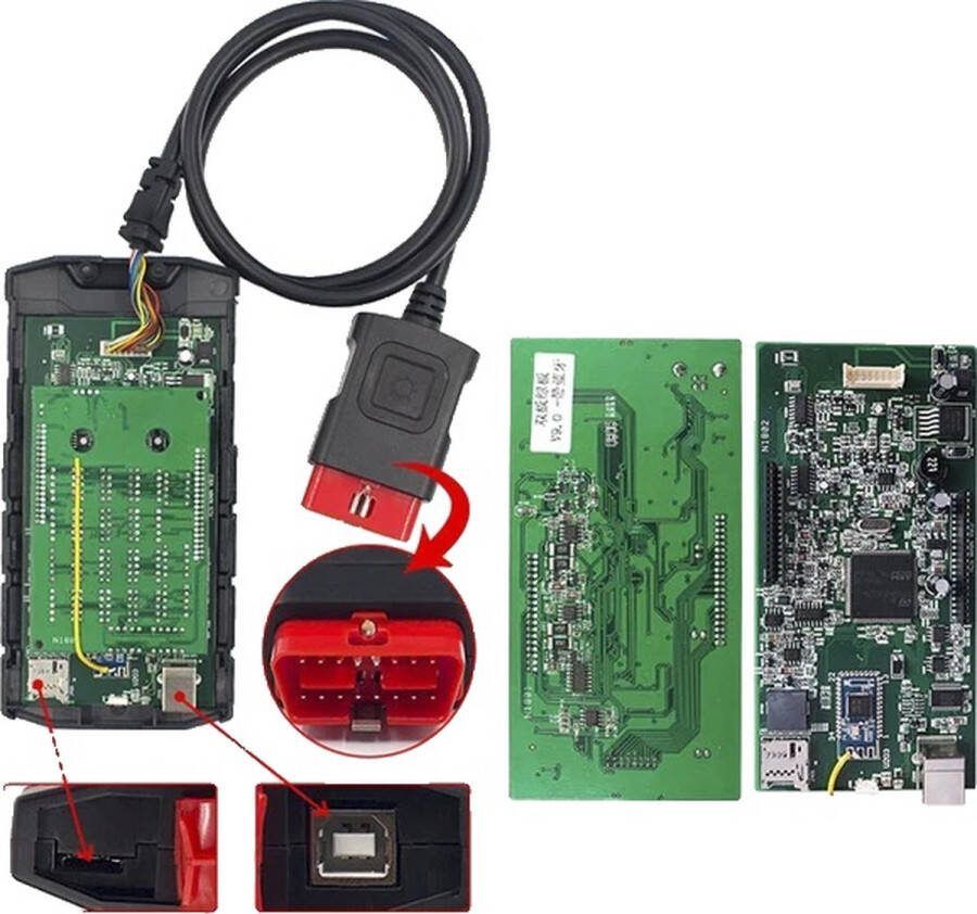 OEM OBD2 Scanner Bluetooth Connectiviteit Multidiag Pro Technologie V9.0