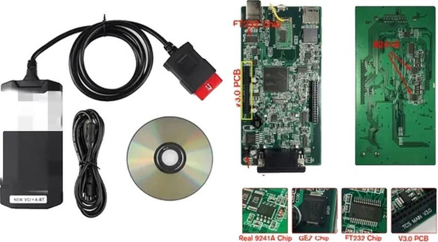 OEM OBD2 Scanner Bluetooth Connectiviteit Multidiag Pro Technologie V3.0