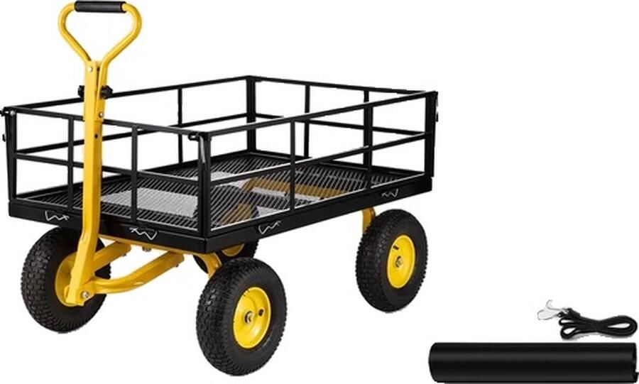 OEM Tuinwagen draagvermogen van 408kg stalen frame 1200 ponden