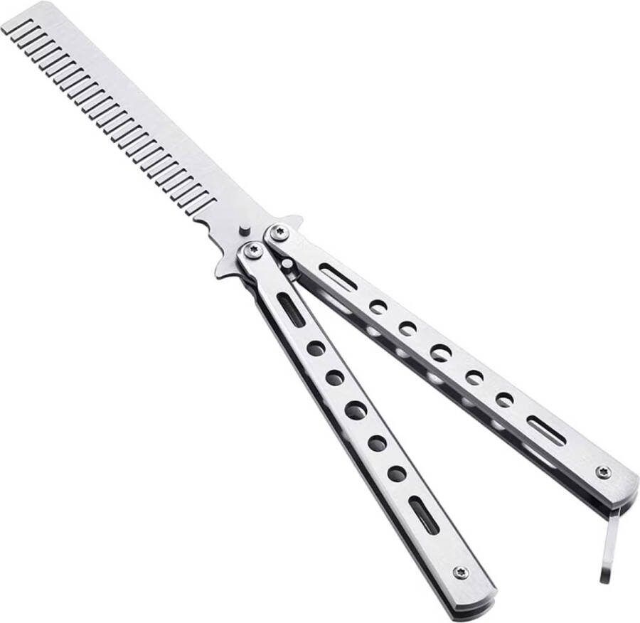 OEM Vlinderkam Zilver Vlinder Mes Kam Butterfly Comb Silver